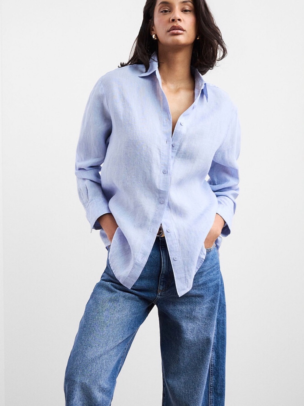 Linen Shirt, oversized